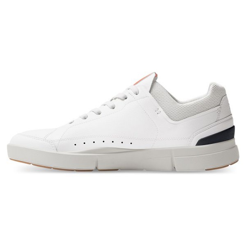 White / Orange Men's On Running THE ROGER Centre Court Sneakers | 2894056_PH