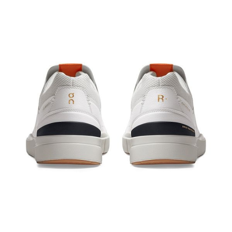 White / Orange Men's On Running THE ROGER Centre Court Sneakers | 2894056_PH