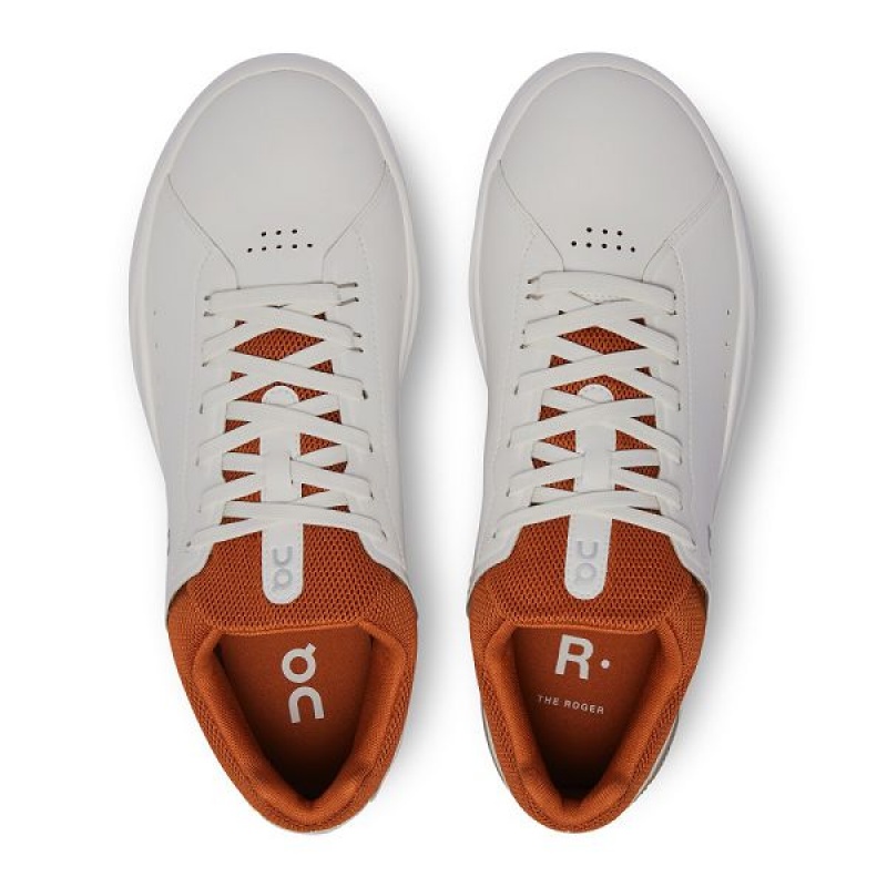 White / Orange Men's On Running THE ROGER Advantage Sneakers | 798132_PH