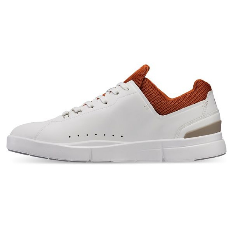 White / Orange Men's On Running THE ROGER Advantage Sneakers | 798132_PH