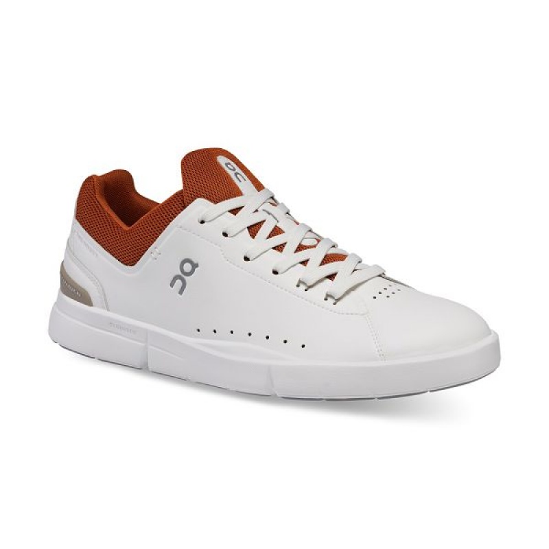 White / Orange Men's On Running THE ROGER Advantage Sneakers | 798132_PH