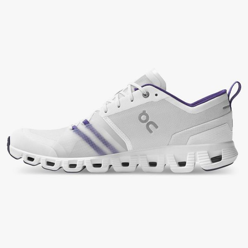 White / Purple Men's On Running Cloud X Shift Sneakers | 4976530_PH