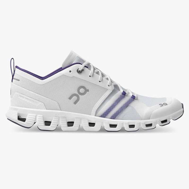 White / Purple Men\'s On Running Cloud X Shift Sneakers | 4976530_PH