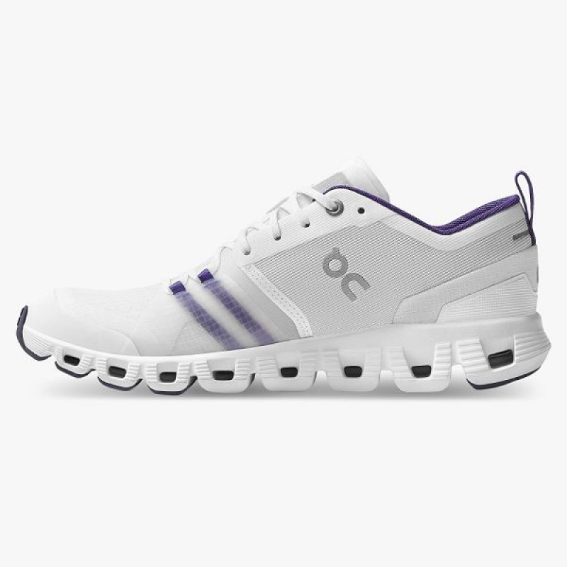 White / Purple Women's On Running Cloud X Shift Sneakers | 1638945_PH