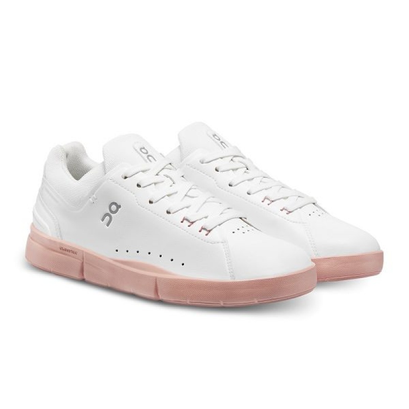 White / Rose Women's On Running THE ROGER Advantage Sneakers | 4936527_PH