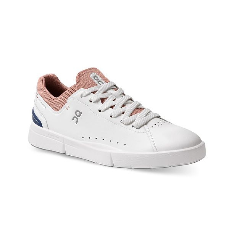 White / Rose Women's On Running THE ROGER Advantage Sneakers | 3579420_PH