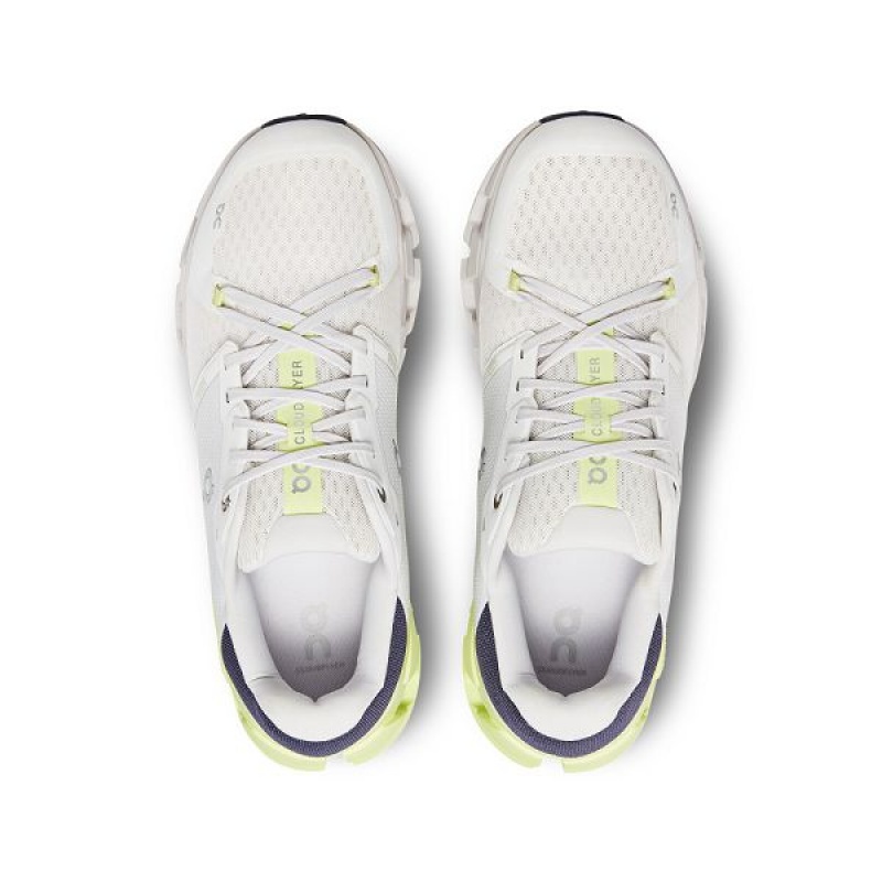 White / Yellow Men's On Running Cloudflyer 4 Road Running Shoes | 3586012_PH