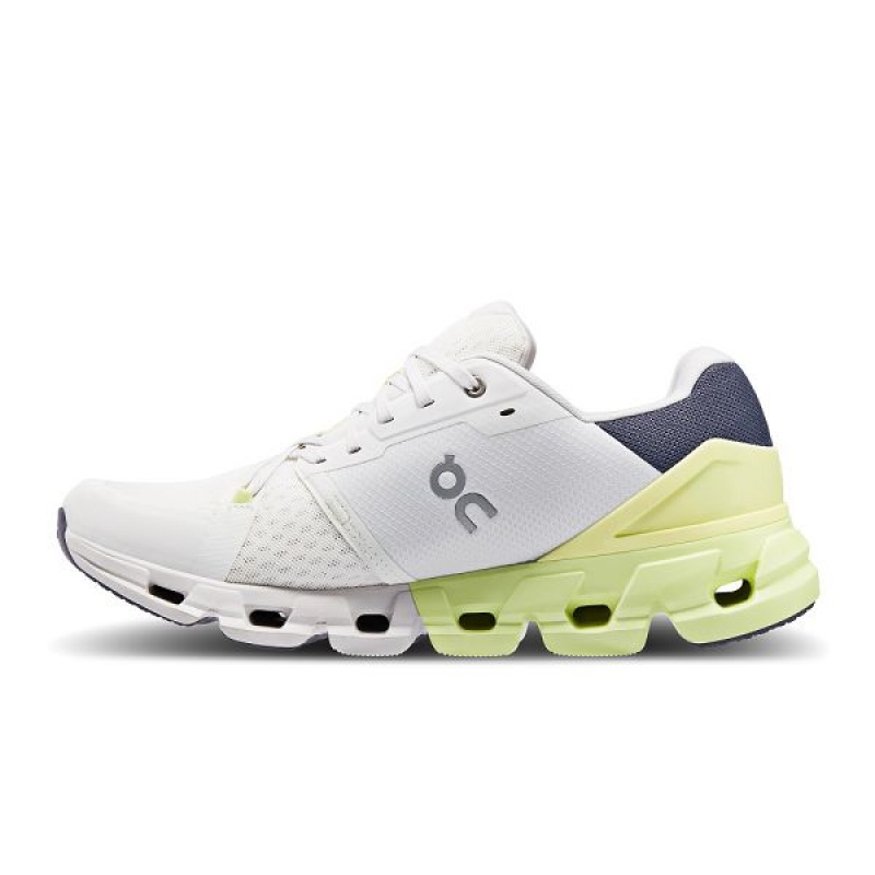 White / Yellow Men's On Running Cloudflyer 4 Road Running Shoes | 3586012_PH