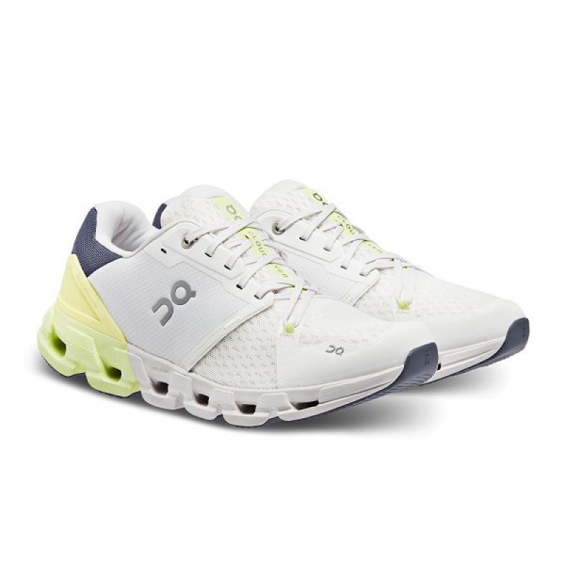 White / Yellow Men's On Running Cloudflyer 4 Road Running Shoes | 3586012_PH