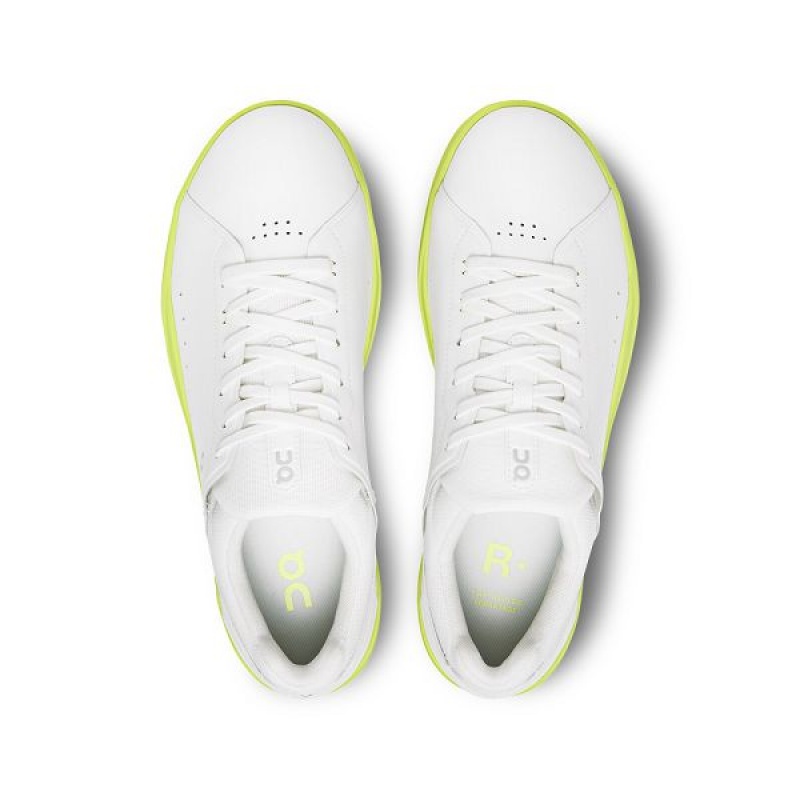 White / Yellow Men's On Running THE ROGER Advantage Sneakers | 3265987_PH