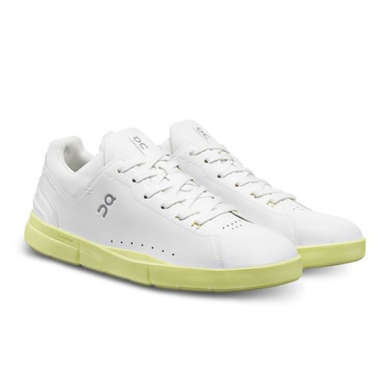 White / Yellow Men's On Running THE ROGER Advantage Sneakers | 3265987_PH