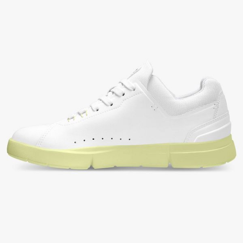 White / Yellow Women's On Running THE ROGER Advantage Sneakers | 514276_PH