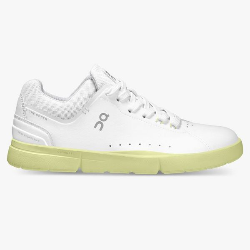 White / Yellow Women\'s On Running THE ROGER Advantage Sneakers | 514276_PH