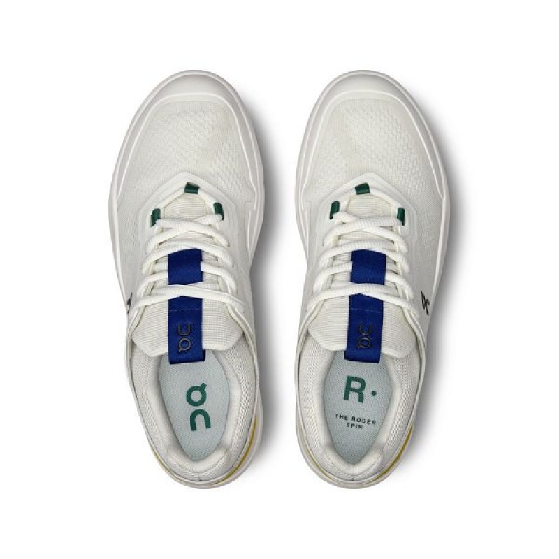 White / Yellow Women's On Running THE ROGER Spin Sneakers | 2376598_PH