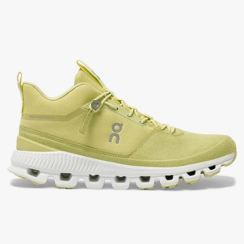 Yellow Women\'s On Running Cloud Hi Sneakers | 3496108_PH