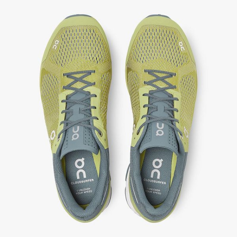 Yellow / Green Men's On Running Cloudsurfer 5 Road Running Shoes | 4610938_PH