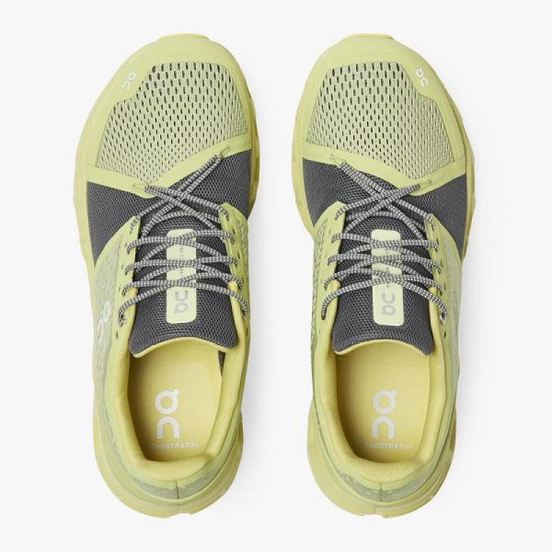 Yellow / Grey Men's On Running Cloudstratus 1 Road Running Shoes | 8315462_PH