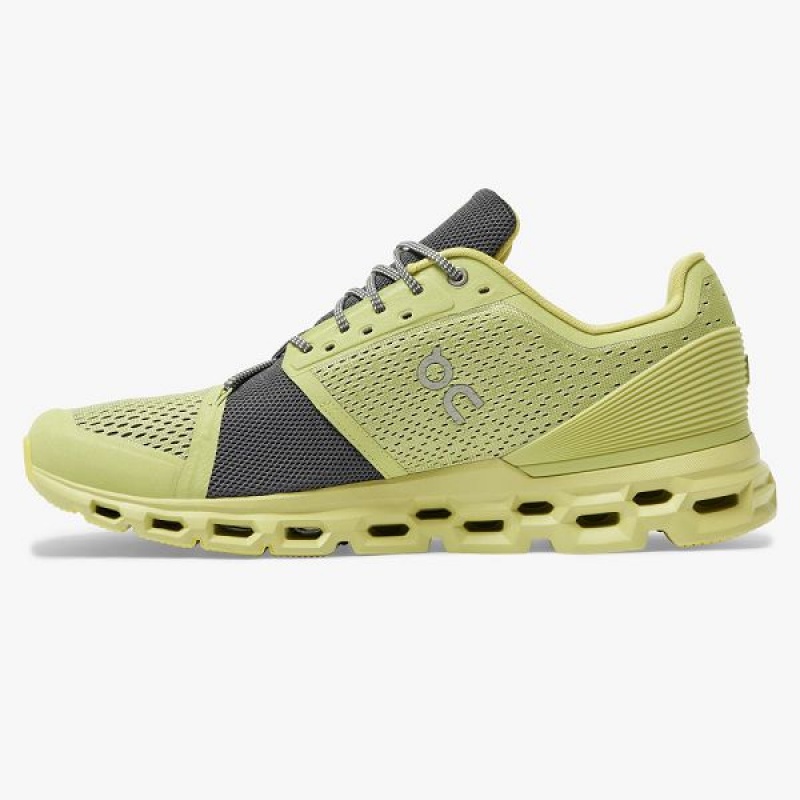 Yellow / Grey Men's On Running Cloudstratus 1 Road Running Shoes | 8315462_PH