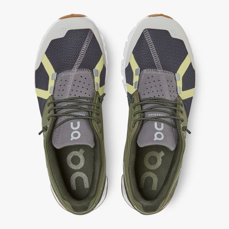 olive / navy Women's On Running Cloud 70 | 30 Sneakers | 473621_PH